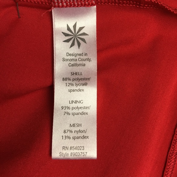 ATHLETA Horizon Tank Red Size M - Picture 5 of 8